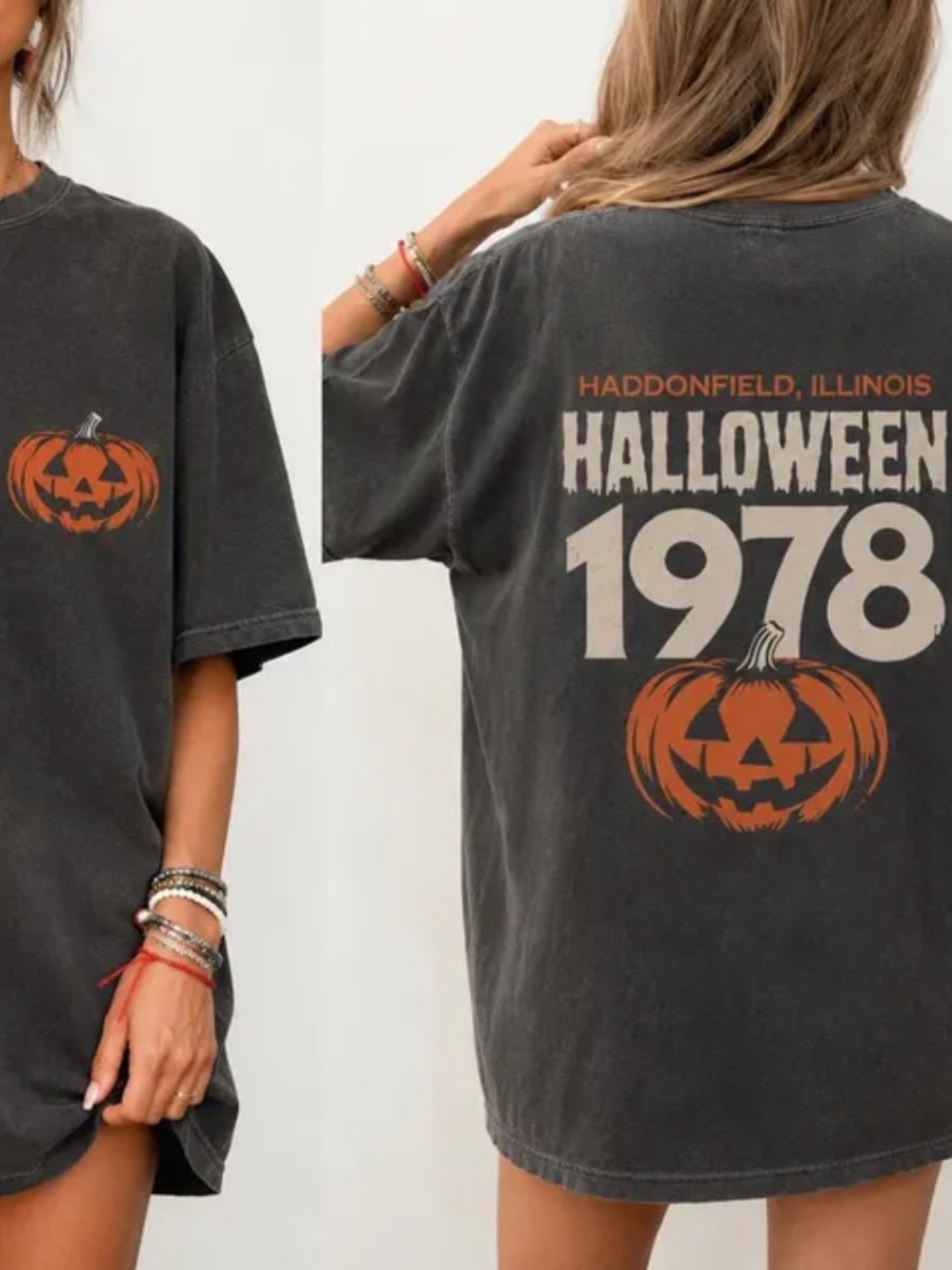 Comfort Colors Pepper Halloween 1978 Pumpkin Graphic Tee